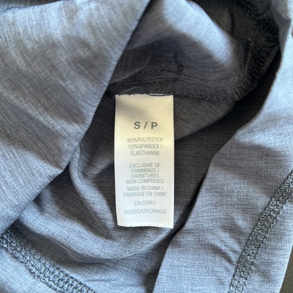 Navy/Grey Scrubletics Scrub Top - Picture 2 of 2